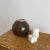 A b o u t : a really beautiful and rare example of vintage stoneware. This is a stunning rounded base vase or vessel by...