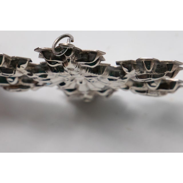 Metal 1976 Gorham Sterling Snowflake For Sale - Image 7 of 8