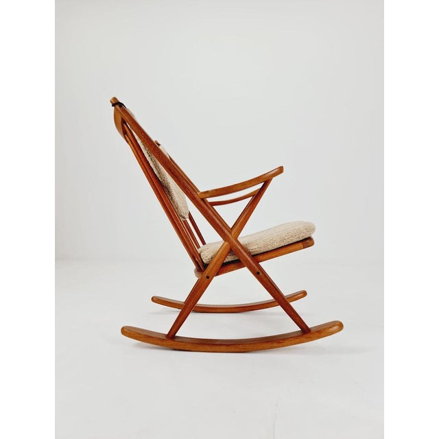 Danish Teak Rocking Chair by Frank Reenskaug for Bramin, 1960s For Sale - Image 6 of 18