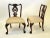 A very nice pair of early George III style mahogany side chairs made in England during the last quarter of the 18th...