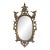 This is a monumental Chinese Chippendale style mirror with a faux tortoise finish by LaBarge. It is Italian and marked on...