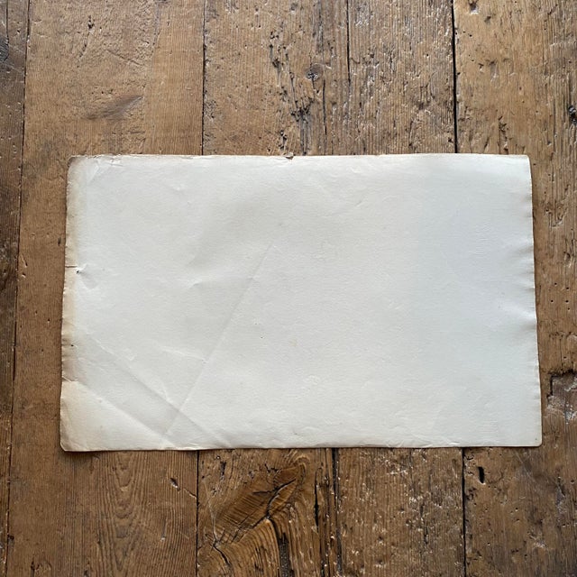 19th Century Etched Lithograph Drawing of Carved Acanthus Leaf Pedestal Ornament Likely From the Grammar of Ornament For Sale - Image 4 of 4