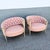Mid 20th Century Vintage French-Style Tufted Pink Barrel Accent Chairs - A Pair For Sale - Image 5 of 11