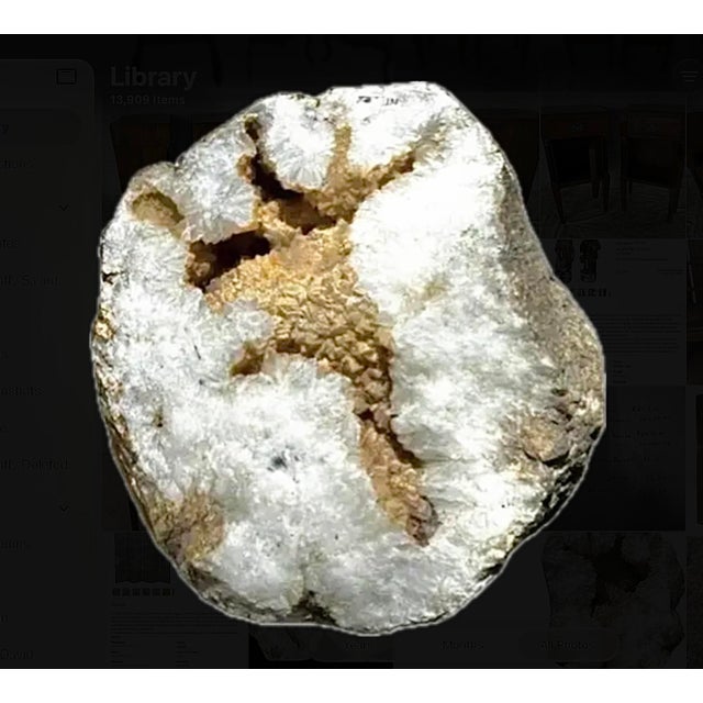 Large Natural Split Pair Crystal Quartz Geode #1 For Sale - Image 11 of 12