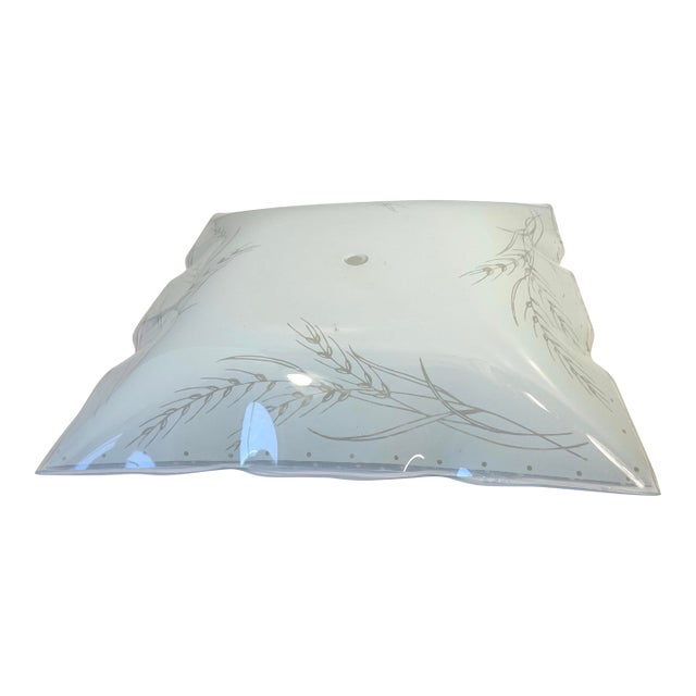 Vintage Glass Ceiling Light Cover For Sale