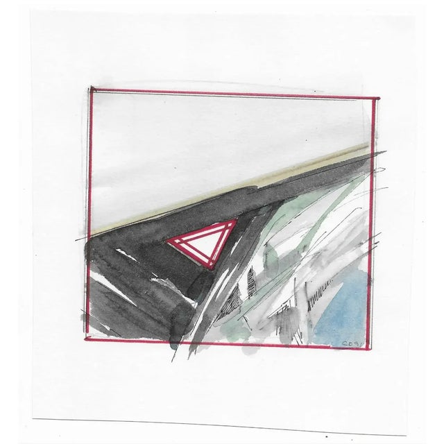 From New York painter Charles Dudley's 1991 sketchbook. Signed and dated lower right. Combined shipping available, please...