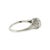 Art Deco 1920's Platinum 1.06ct Old European Cut Diamond Hand Fabricated Engagement RIng, Size 6.25 For Sale - Image 3 of 4
