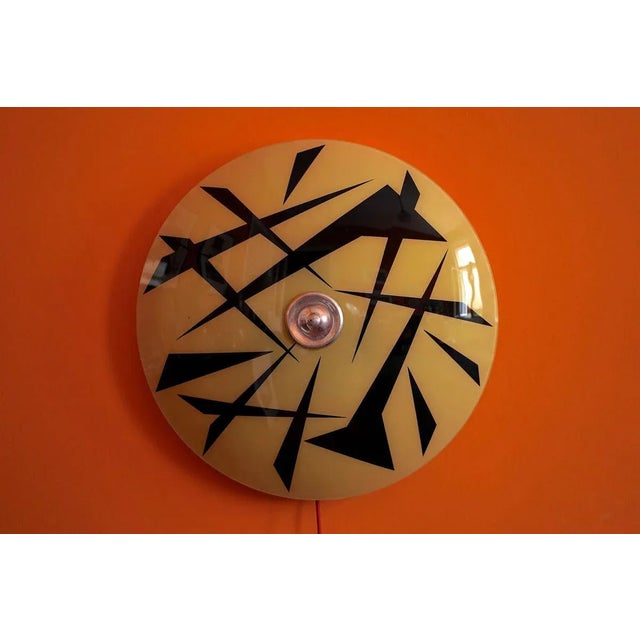 Mid-Century Modern Mid-Century Wall Light with Glass Plate from Designfornication, 1956 For Sale - Image 3 of 8