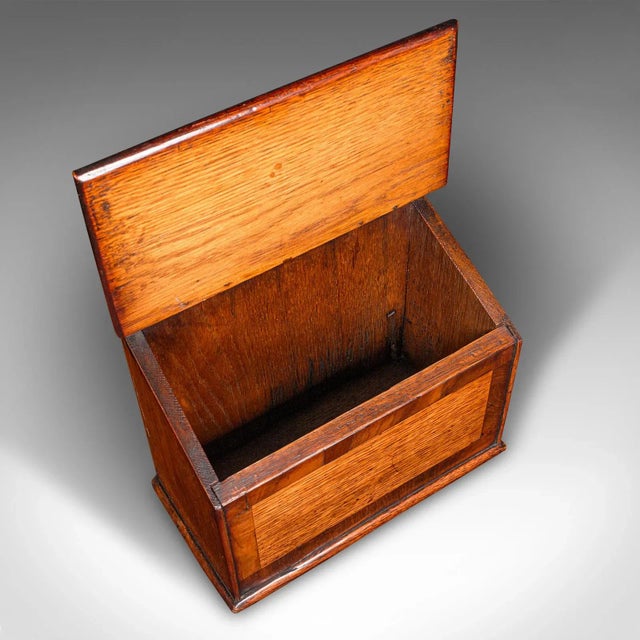 Brown 1800's Georgian Antique Glove Box For Sale - Image 8 of 9