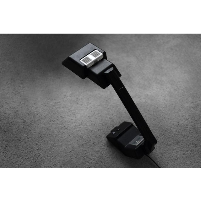 Mid-Century Modern Lamp with Clock by Dybek for Polamp Pułtusk, 1987 For Sale - Image 3 of 12