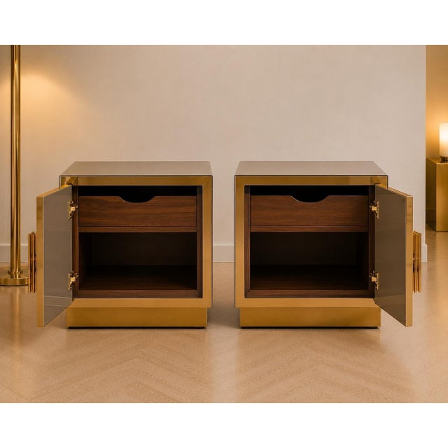 Wood Italian Nightstands from Justfurnituress SRL, 2026, Set of 2 For Sale - Image 7 of 12