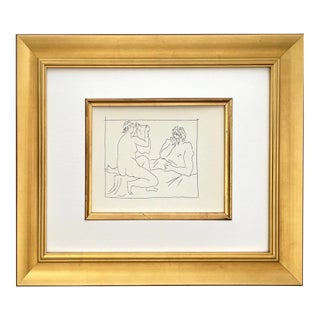1970s Picasso 29 Arachne Showing Her Work Framed For Sale
