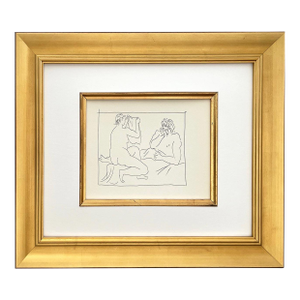 1970s Picasso 29 Arachne Showing Her Work Framed