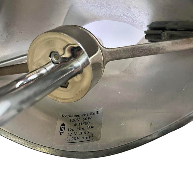 Chrome Vintage Chrome Buffet Lamps - a Pair For Sale - Image 8 of 10