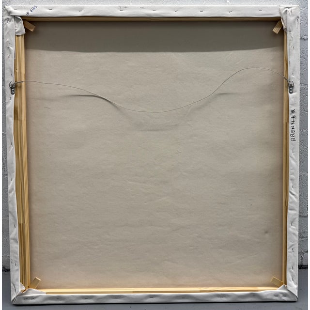 Ursula Brenner, Untitled Abstract Acrylic Painting on Canvas For Sale - Image 4 of 4