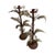 Vintage Metal Candlesticks Like Palms- A Pair For Sale - Image 4 of 5