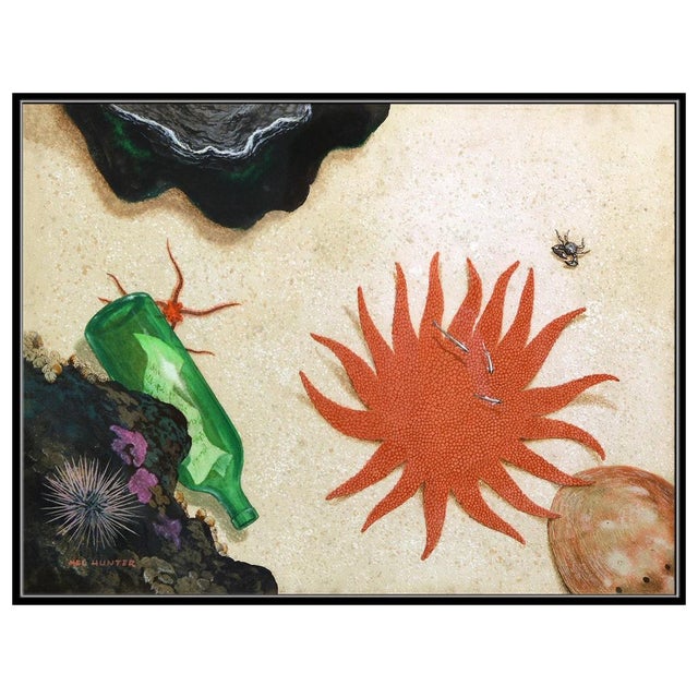 Message us to inquire about custom framing options! (Included for free with every purchase) The artwork here, "Ocean...