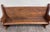 Victorian Antique Victorian Gothic Style Solid Oak Church Pew For Sale - Image 3 of 9