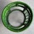 Mid-Century Bespoke Green Rattan Smoked Glass Side Table - Newly Painted For Sale - Image 12 of 12
