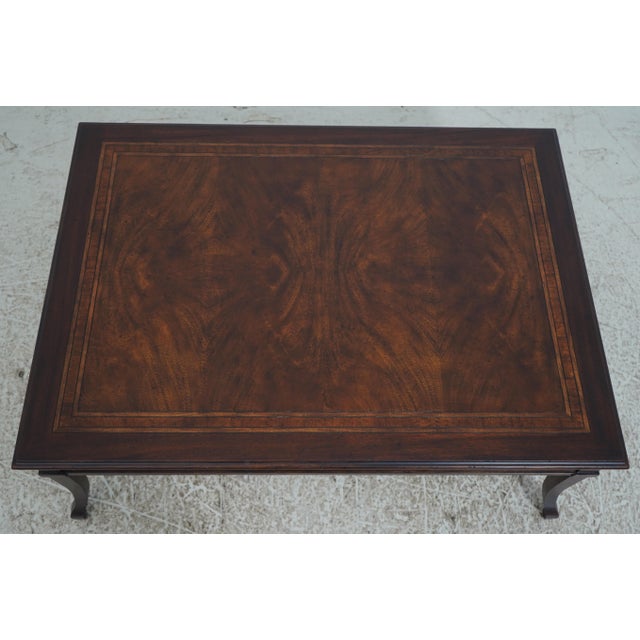 Theodore Alexander 2 Drawer Mahogany Coffee Table For Sale In Philadelphia - Image 6 of 18