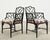 Set of Ten Chinese Chippendale Lacquered Faux Bamboo Dining Chairs For Sale In Sacramento - Image 6 of 18