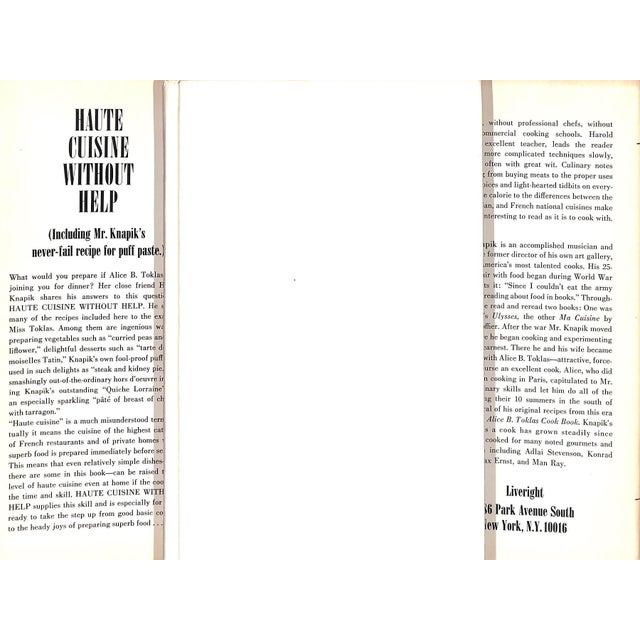 Traditional "Haute Cuisine Without Help" 1971 Knapik, Harold For Sale - Image 3 of 8