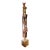 Antique Burmese Architectural Carved and Polychromed Wood Pole Southeast Asia For Sale