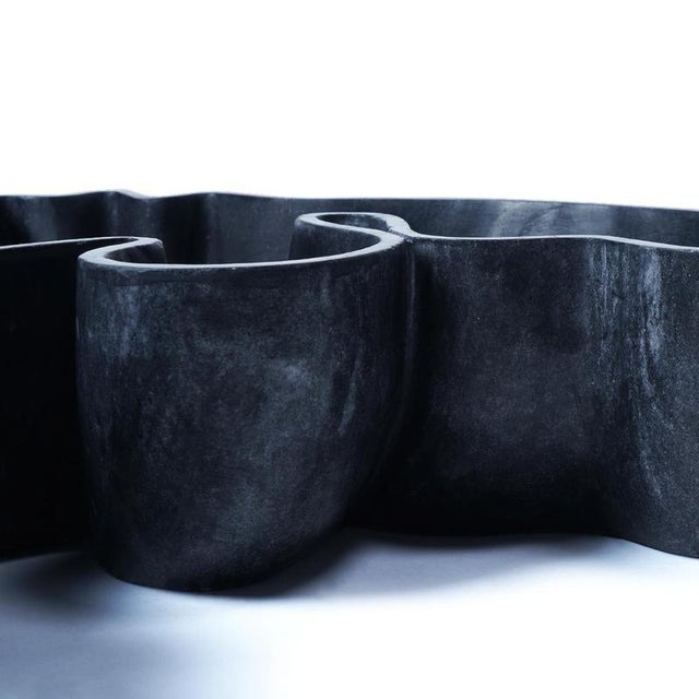 Not Yet Made - Made To Order Kiss Woman Black Marble Recipient by Jean Pascal Levy-Trumet For Sale - Image 5 of 6