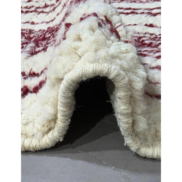 Contemporary Berber Runner Rug - 9.9 X 2.8 Ft For Sale - Image 4 of 6
