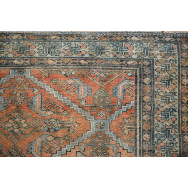 1920s Vintage Persian Malayer Mahi-Mahi Lattice Wool Carpet For Sale - Image 11 of 12