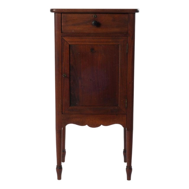 Mid 20th Century Mahogany Humidor-Smoking Stand For Sale