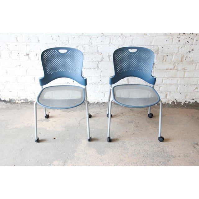 Herman Miller Rolling Office Chairs a Pair Chairish