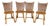 4 Vintage Old Hickory Arts & Crafts Rustic Oak Herringbone Dining Side Chairs For Sale