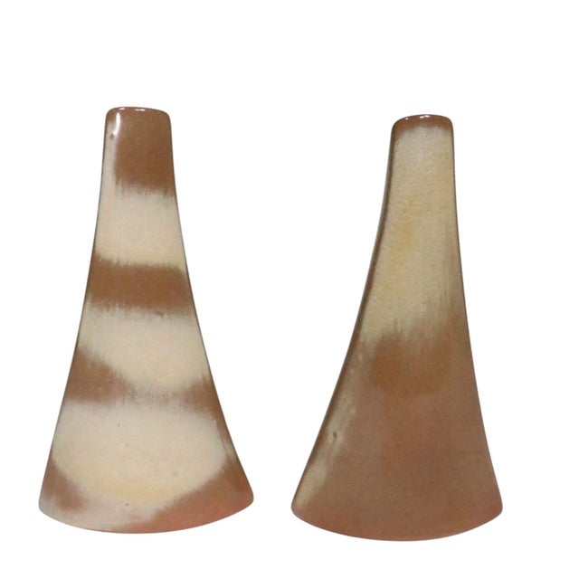 Hard to find Francoma Plainsman model 41 flower vases, very unusual to find a pair. The vases are in excellent, original,...