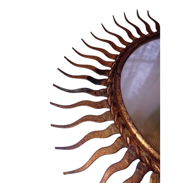 1950s Vintage Sun Mirror, 1955 For Sale - Image 5 of 6