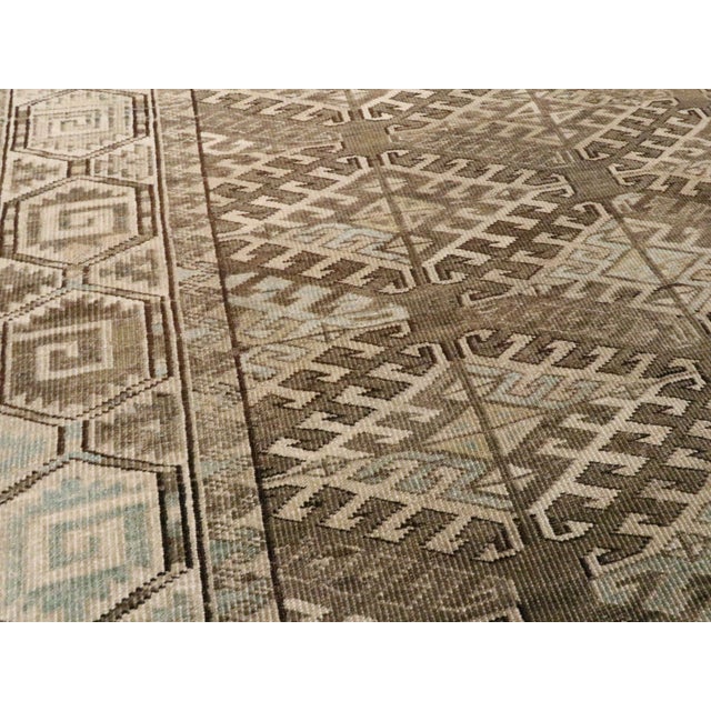 Textile Galerie Shabab Collection Early 20th Century Central Asian Turkoman Carpet For Sale - Image 7 of 12
