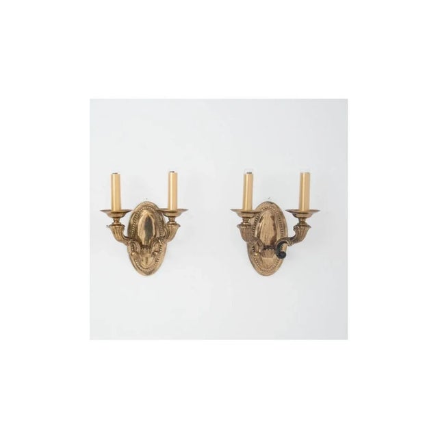 Mid 20th Century Wall Lamps, 1950s, Set of 2 For Sale - Image 9 of 9
