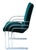Mid-Century Modern Mid-Century Modern Chrome frames with deep green channel-tufted upholstery Dining Chairs For Sale - Image 3 of 4