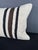 Turkish Hemp Pillow Cushion Natural Beige Black Pillow Cushion Cover 16" x 24" For Sale - Image 4 of 4