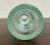 Early 20th Century Vintage Hemingray-9 Teal Tinted Aqua Tinted Glass Insulator For Sale - Image 5 of 5