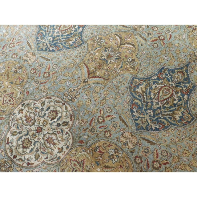 Hand Knotted Indian Rug - 8'x 10'6" For Sale - Image 15 of 18