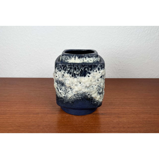 Mid-Century Modern West German Pottery WGP Fat Lava Vase from Dümler & Breiden, 1960s For Sale - Image 5 of 18