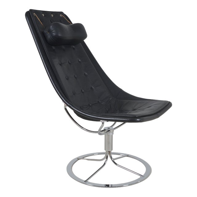 Swedish Jetson 66 Armchair in Leather by Bruno Mathsson for Dux, 2010s For Sale