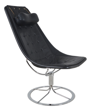 Swedish Jetson 66 Armchair in Leather by Bruno Mathsson for Dux, 2010s