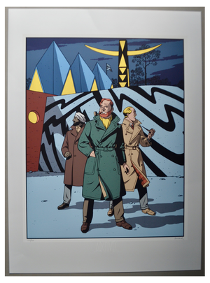 André Juillard, Blake and Mortimer Expo 58, Screenprint