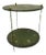 Brass Italian Monkey Motif Faux Bamboo Side Table For Sale