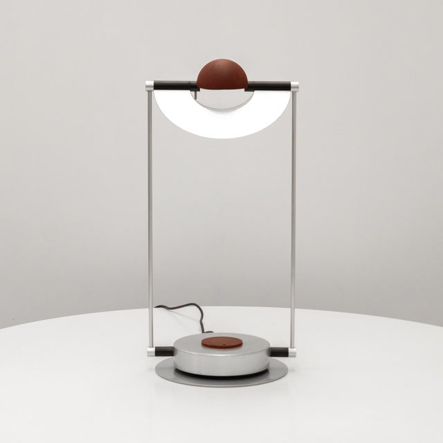 Postmodern Tondo Table Lamp by Ann Maes for Scopelight, 1980s For Sale - Image 6 of 14