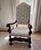 19th Century Early 20th Century Hand-Carved Baroque Throne Chair For Sale - Image 5 of 8