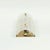 Transparent 1960s Mid-Century Modern Scandinavian Glass and Brass Sconce by Carl Fagerlund for Orrefors, Sweden For Sale - Image 8 of 11