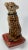 Early 20th Century Antique Handmade Ceramic Spotted Cat Figure For Sale - Image 5 of 10